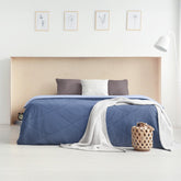 Nordic Life Double Microfibre Comforter – Pastel Purple & Lavender (220x230 CM)