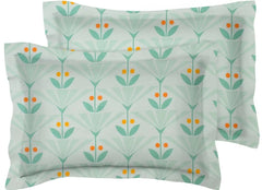 Nordic Life 100% Cotton Printed Pillow Cover Set – Combo Pack of 3 Soft & Breathable Pillowcases (18x28 Inches)