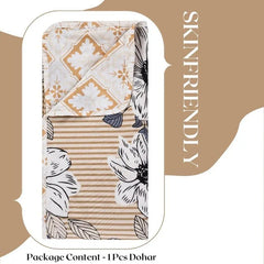 Nordic Life Reversible Microfiber Dohar – Lightweight, Ultra-Soft & Breathable All-Season Double Bed Blanket (90x86 Inches)