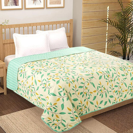 Nordic Life 2-Layer Cotton Dohar – Super Soft Brushed Microfiber, Breathable & Lightweight All-Season Double Bed Blanket