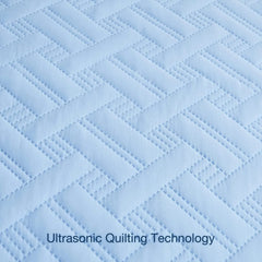 Nordic Life Floral Ultrasonic Bedcover – Lightweight Microfiber Comforter & All-Season Quilt (90x90 Inches)