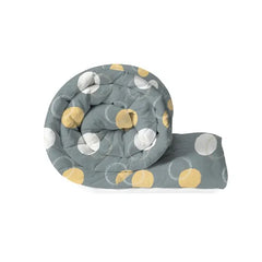 Nordic Life Reversible Microfiber AC Comforter – 220 GSM, All-Season King Size Quilted Blanket for Double Bed (220 x 240 cm, Floral Design)