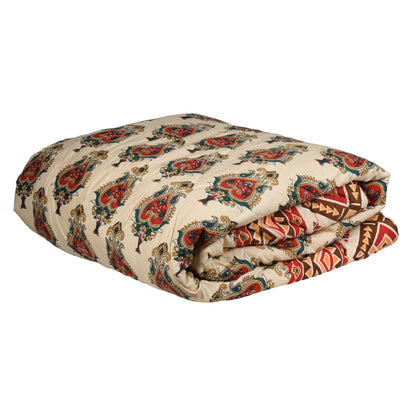 Heritage Bloom - Nordic Life Double Bed Microfibre Comforter 