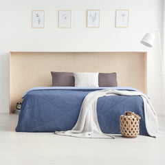 Nordic Life Double Microfibre Comforter – Pastel Purple & Lavender (220x230 CM)