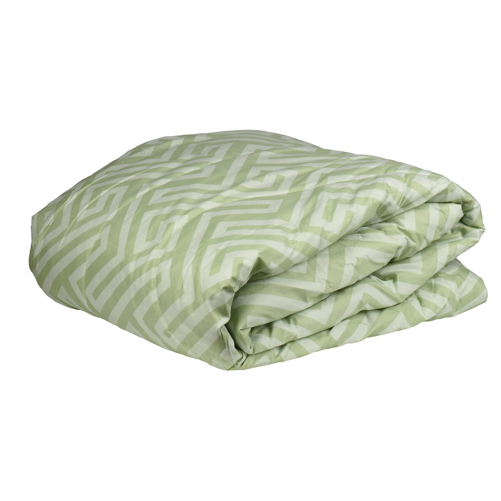 Mint Maze - Nordic Life Double Bed Microfibre Comforter 