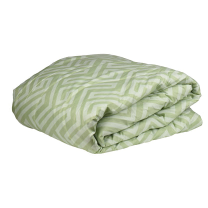 Mint Maze - Nordic Life Double Bed Microfibre Comforter 