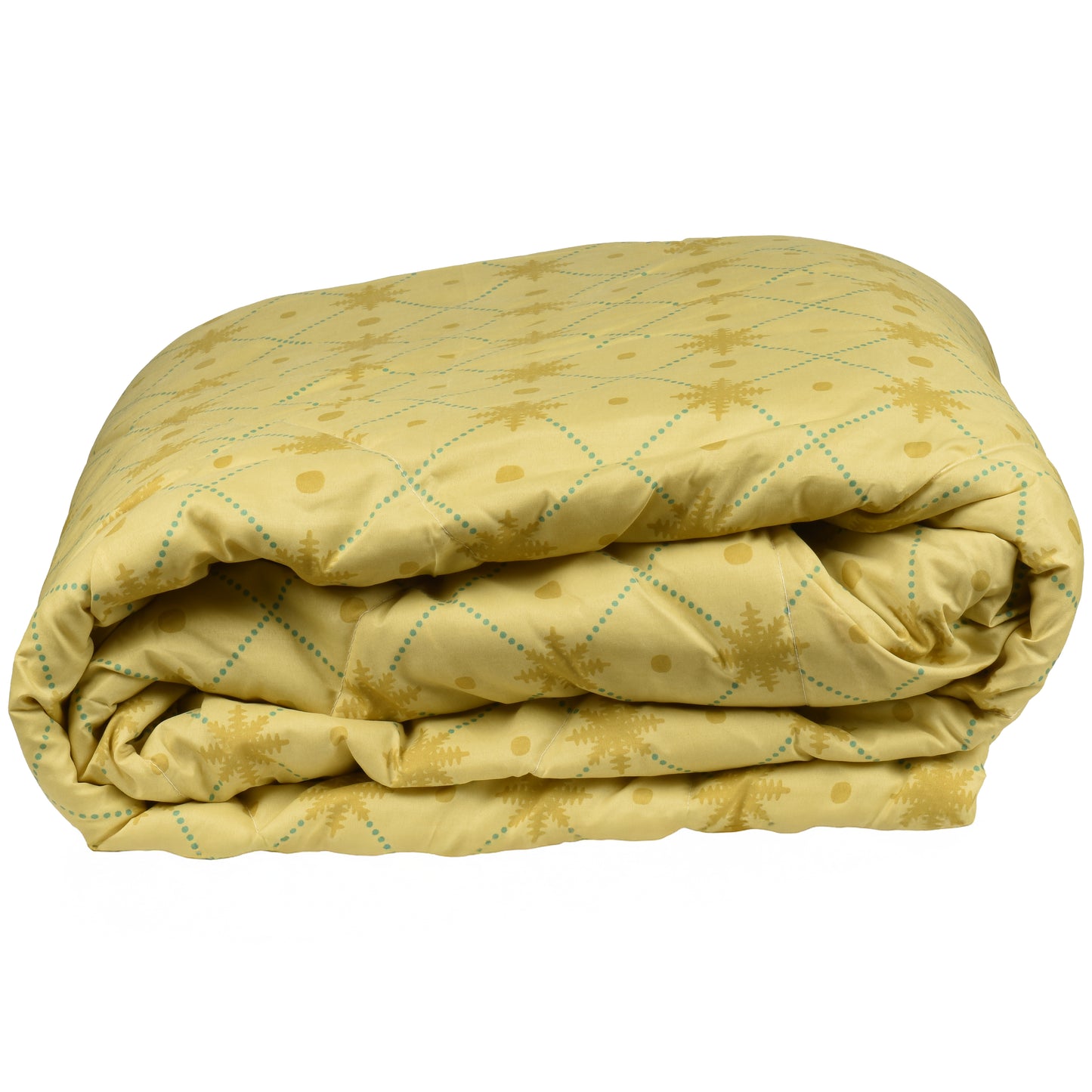 Marigold Lattice - Nordic Life Double Bed Microfibre Comforter 