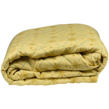 Marigold Lattice - Nordic Life Double Bed Microfibre Comforter 