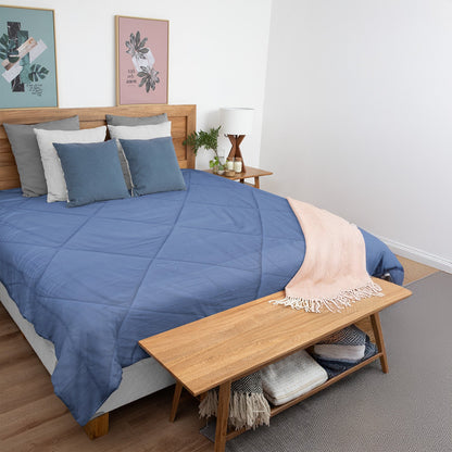 Pastel Purple & Lavender - Nordic Life Double Bed Microfibre Comforter