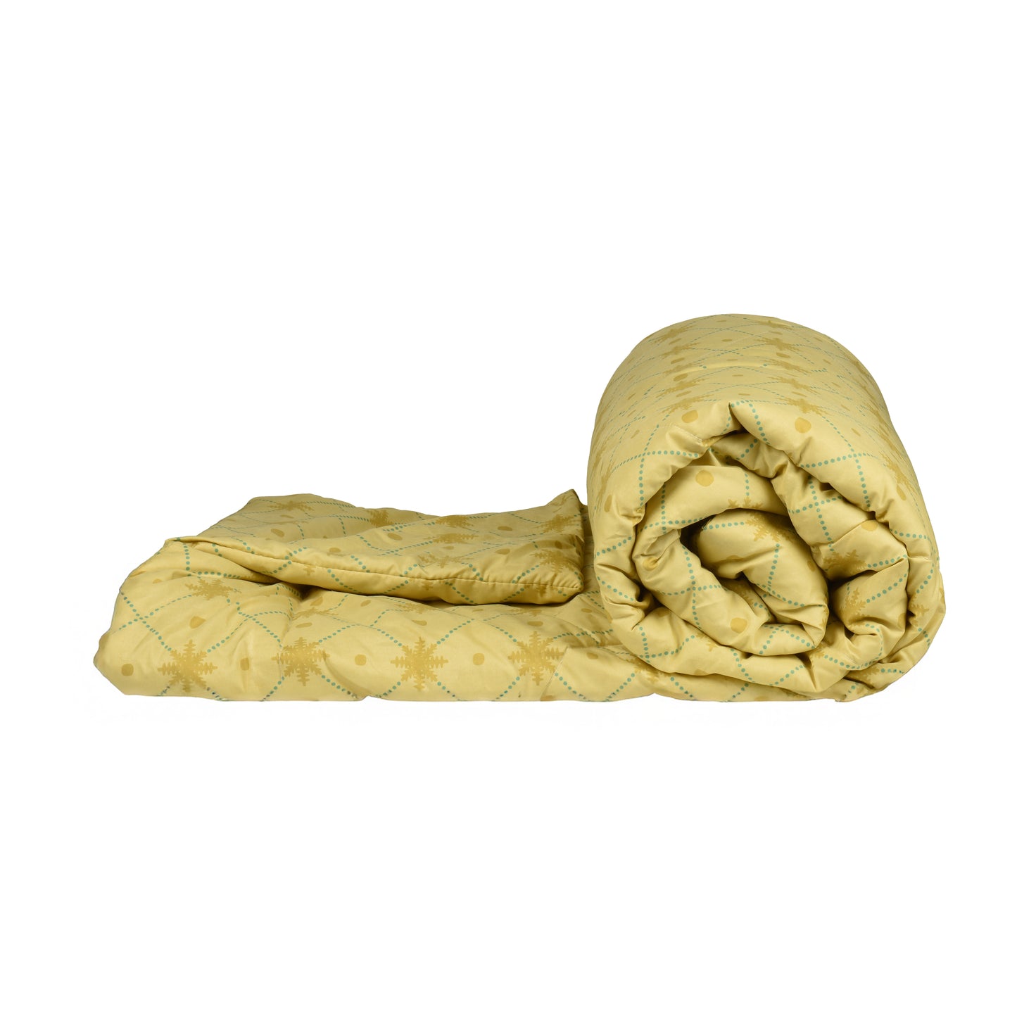 Marigold Lattice - Nordic Life Double Bed Microfibre Comforter 