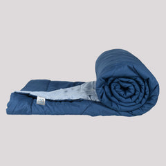 Nordic Life Double Microfibre Comforter – Teal Blue & Sky Blue (220x230 CM)