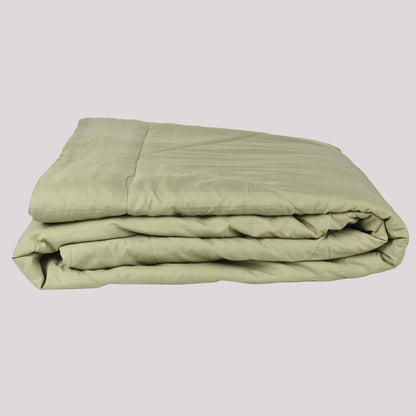 Chartreuse Green & Moon Green, Nordic Life Double Bed Microfibre Comforter 