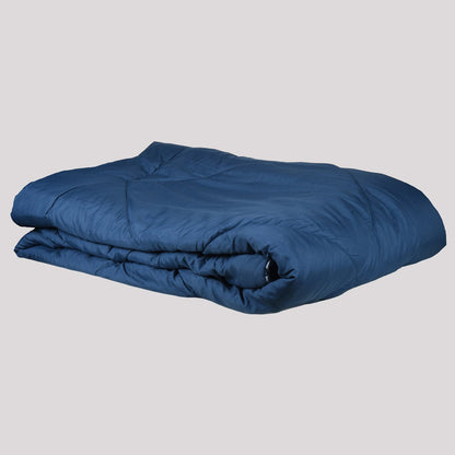 Teal Blue & Sky Blue - Nordic Life Double Bed Microfibre Comforter