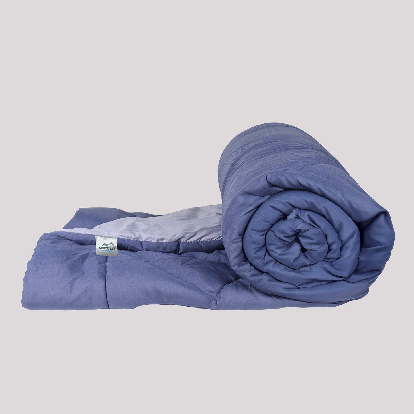 Pastel Purple & Lavender - Nordic Life Double Bed Microfibre Comforter