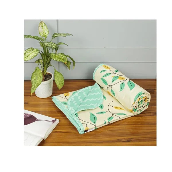 Nordic Life 2-Layer Cotton Dohar – Super Soft Brushed Microfiber, Breathable & Lightweight All-Season Double Bed Blanket (84x96 Inches)