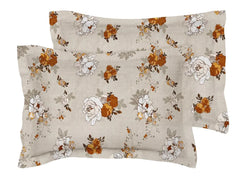 Nordic Life 100% Cotton Printed Pillow Cover Set – Combo Pack of 3 Soft & Breathable Pillowcases (18x28 Inches)