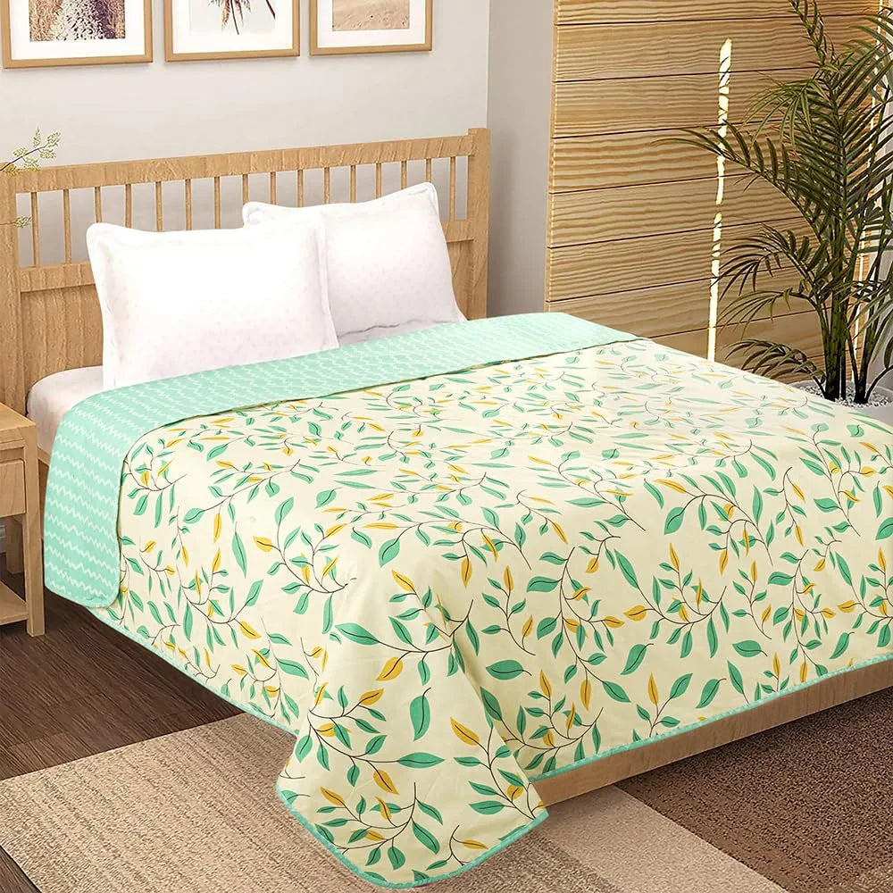 Nordic Life 2-Layer Cotton Dohar – Super Soft Brushed Microfiber, Breathable & Lightweight All-Season Double Bed Blanket