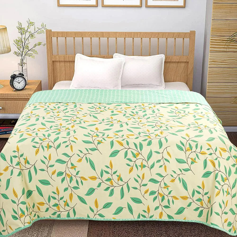 Nordic Life 2-Layer Cotton Dohar – Super Soft Brushed Microfiber, Breathable & Lightweight All-Season Double Bed Blanket