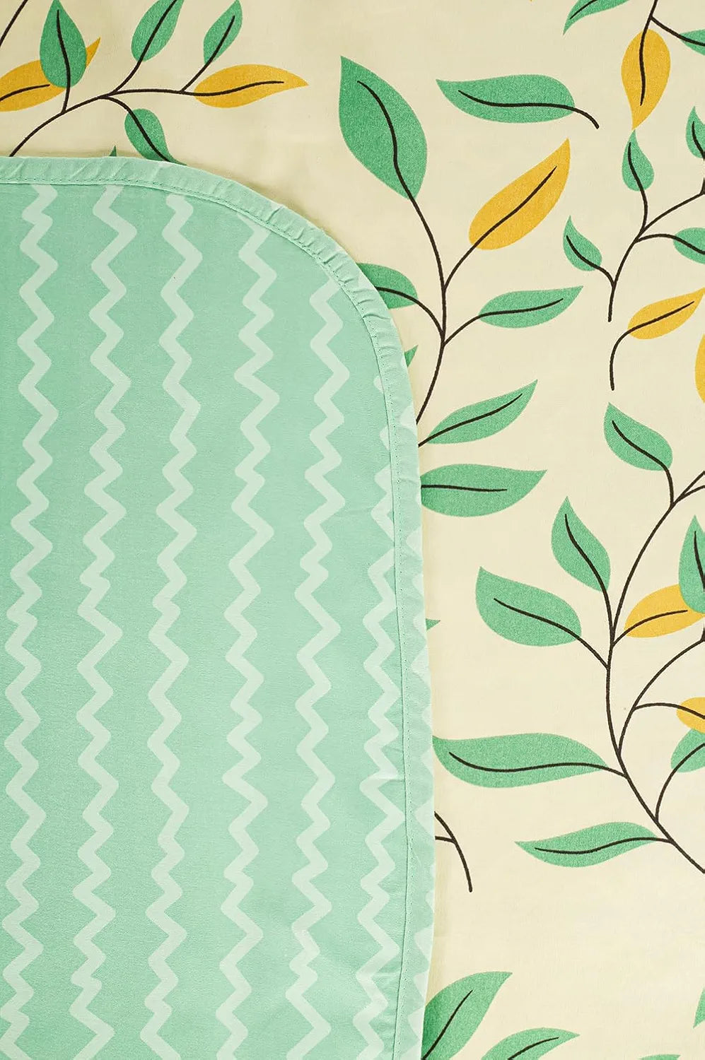 Nordic Life 2-Layer Cotton Dohar – Super Soft Brushed Microfiber, Breathable & Lightweight All-Season Double Bed Blanket