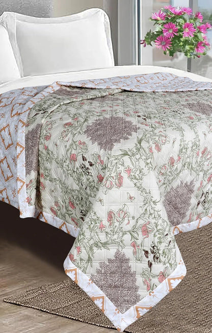 Nordic Life Ultrasonic Microfiber Bedcover – Lightweight AC Blanket & Decorative Quilt