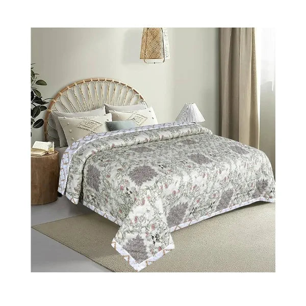 Nordic Life Ultrasonic Microfiber Bedcover – Lightweight AC Blanket & Decorative Quilt