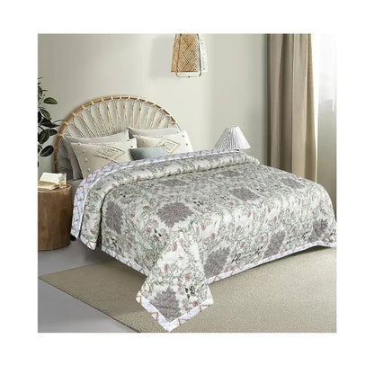 Nordic Life Ultrasonic Microfiber Bedcover – Lightweight AC Blanket & Decorative Quilt